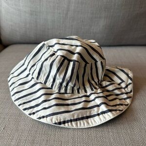 Pehr Blue & White Strip Sun Hat